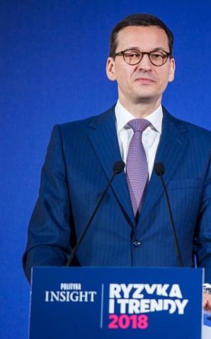 Premier Mateusz Morawiecki na konferencji Polityki Insight