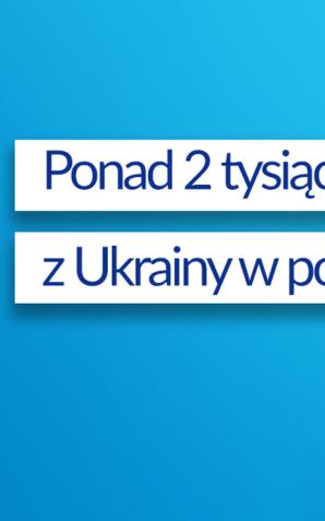 Ponad 2 tysiące pacjentów z Ukrainy w polskich szpitalach