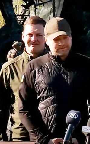 Minister Mariusz Kamiński w Hostomlu: Ta wojna to walka dobra ze złem. Wizyta ministrów spraw wewnętrznych Polski, Litwy, Łotwy i Estonii w Ukrainie