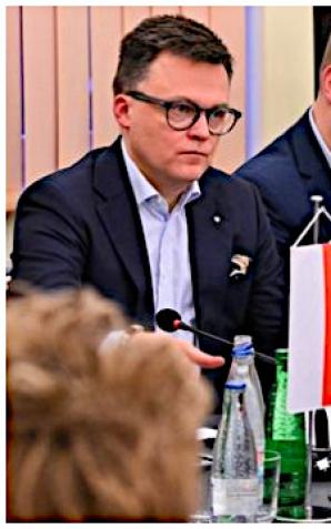 [VIDEO] Głuchołazy: konferencja prasowa marszałka Sejmu Szymona Hołowni