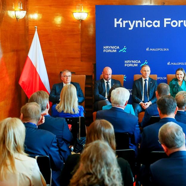 [VIDEO] Krynica Forum 2024 z udziałem Prezydenta RP