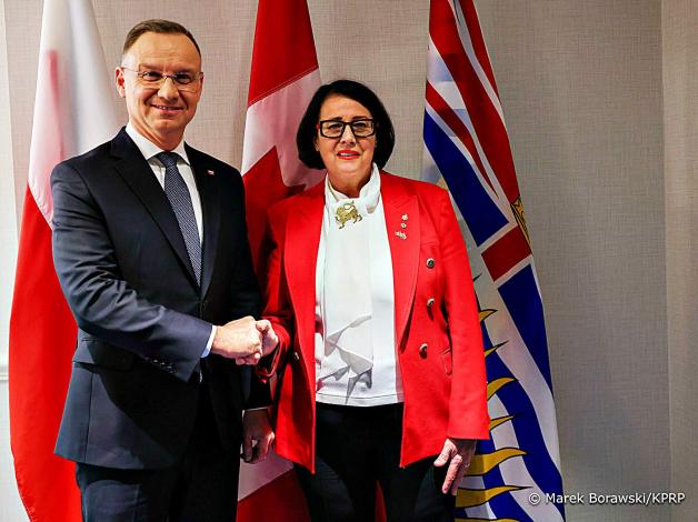 Prezydent Andrzej Duda podczas wizyty w Kanadzie wziął udział w odbywającym się w Vancouver seminarium „Transatlantic Security in the Shadow of Russia’s Long War