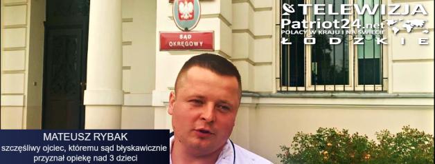 [VIDEO] PATRIOT24 INTERWENIUJE SKUTECZNIE! Błyskawiczna decyzja Sądu Okręgowego w Piotrkowie Trybunalskim przyznająca trójkę dzieci ojcu!