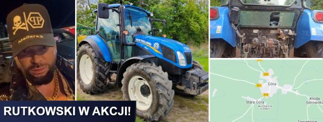 RUTKOWSKI W AKCJI: Poszukiwania skradzionego ciągnika New Holland t4.85 – Nagroda 50 tysięcy złotych za pomoc